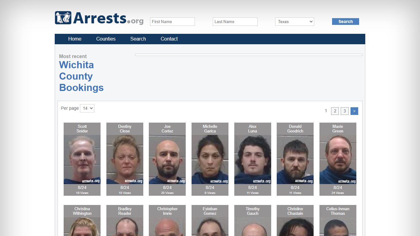 Wichita County Arrests and Inmate Search